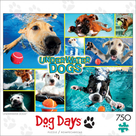 Buffalo Games Dog Days Under Water Dogs, 750 Pieces