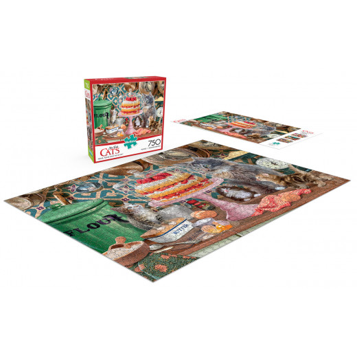 Buffalo Games Cats Please Please Leave The Lid, 750 Pieces