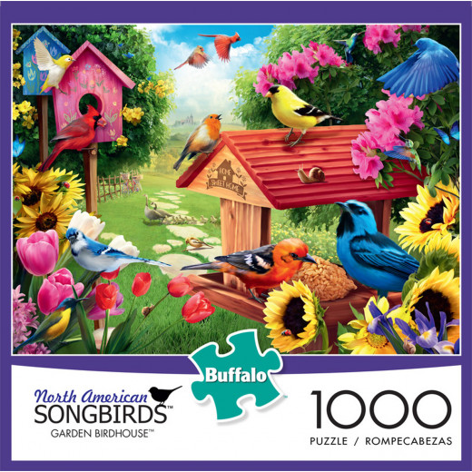 Buffalo Games Garden Birdhouse, 1000 Pieces