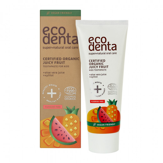 Ecodenta Children's Toothpaste With Juicy Fruit Flavor Cosmos Organic 75ml