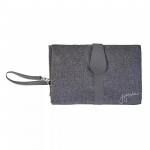 JJ Cole Changing Clutch in Grey Heather