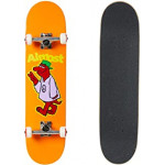 Almost Peace Out First Push Complete Skateboard, Orange, Size  7.875