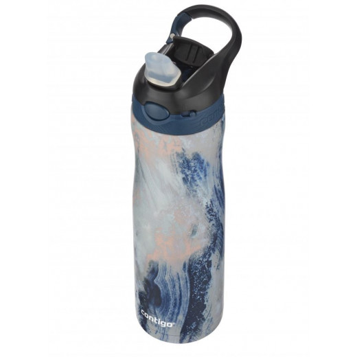 Contigo Autospout Ashland Couture Chill - Vacuum Insulated Stainless Steel Water Bottle, 590 ml, Cloudburst