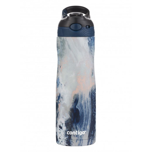 Contigo Autospout Ashland Couture Chill - Vacuum Insulated Stainless Steel Water Bottle, 590 ml, Cloudburst