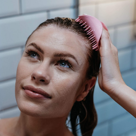 Tangle Teezer The Scalp Exfoliator & Massager, Pretty Pink