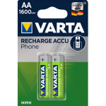 Varta Rechargeable NiMH Battery AA 1.2 V 1600 mAh 2-Blister