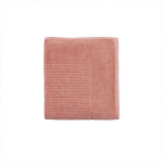 Nova Home Pretty Collection Bath Mat Towel, Cotton, Coral Color