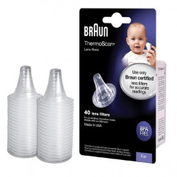 Braun Replacement Lens Filters, 40 Pieces