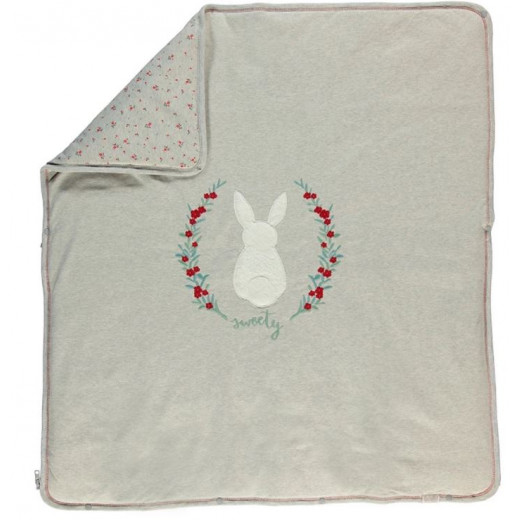 بطانية قطن بتصميم أرنب 80 × 85 سم من بيبيتو