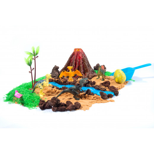 YIPPEE! Sensory Dinosaur Volcano Kit by Rahma