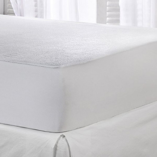 Nova Home Mattress Protector Breath-Pro, Cotton, White Color, 100*200 Cm