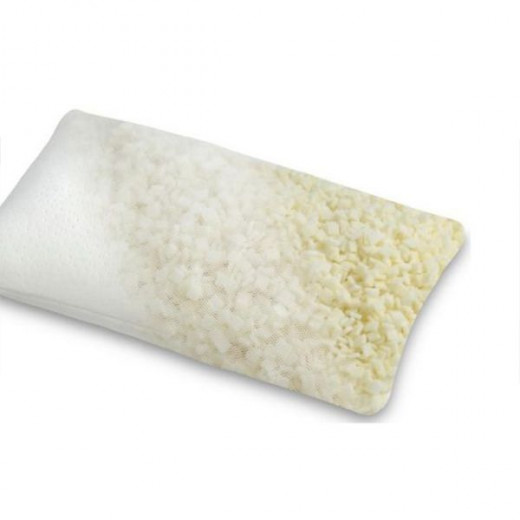 Nova Home Memory Chip Pillow, Anti Allergy & Bacteria, Cotton Cover, White Color