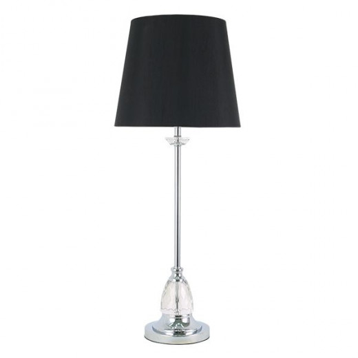 Nova home cristy table lamp, black color, 77 cm