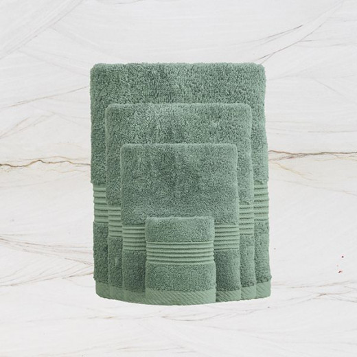 Nova Home Pretty Collection Towel, Cotton, Green Color, 33*33 CM