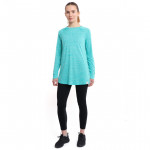RB Women's Long Sleeve Training Top, Small Size, Earth Green Color
