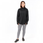 RB Women's Short Running Hoodie, Large Size, Black Color