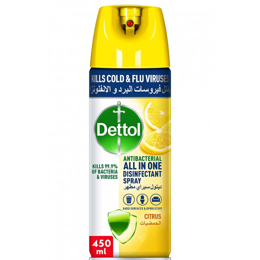 Dettol Disinfectant Spray Citrus, 450Ml