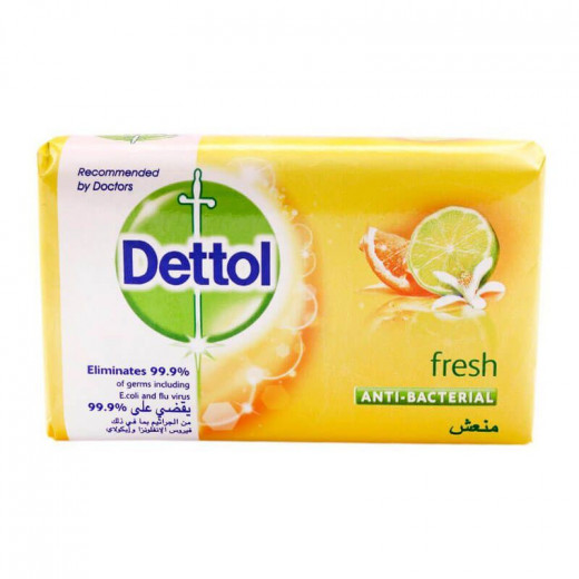 Dettol Fresh Anti-Bacterial Bathing Soap Bar for Effective Germ Protection, 165g