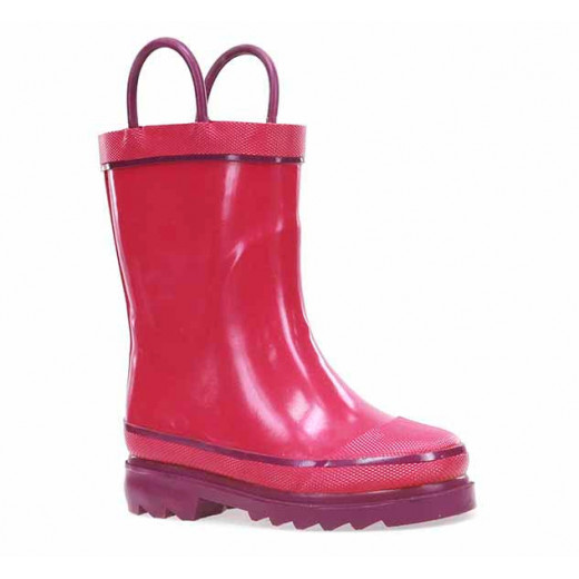 Western Chief Kids Firechief Rain Boot, Pink Color, Size 22