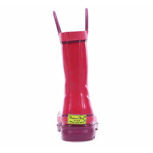 Western Chief Kids Firechief Rain Boot, Pink Color, Size 30