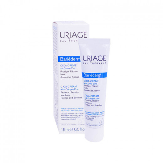 Uriage Bariederm Cica Repairing Cream With CU-ZN, 40 Ml