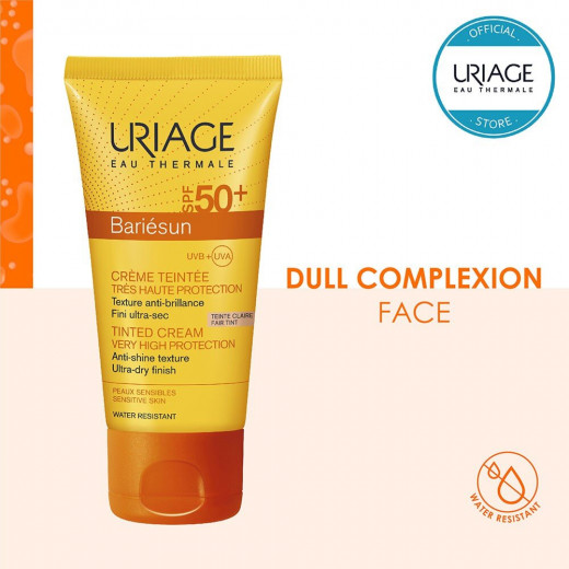 Uriage Bariesun Fair Tinted Sun Care Cream Spf 50+, 50 Ml