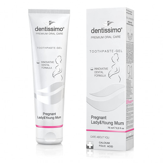 Dentissimo Toothpaste for Pregnant Women and Young Mothers, 75 ML
