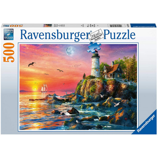 Ravensburger Puzzle Lighthouse In The Evening, 500 Pieces