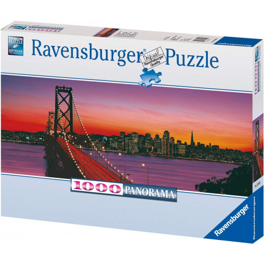 Ravensburger Puzzle Panorama San Francisco Bridge, 1000 Pieces