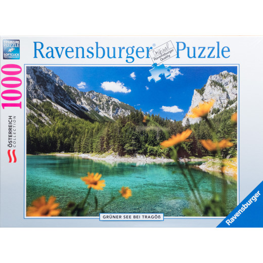 Ravensburger Puzzle Green Lake Austria Collection, 1000 Pieces