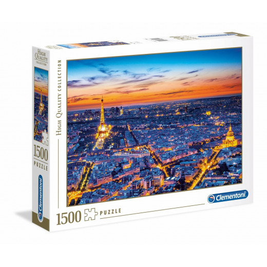 Clementoni Puzzle , High Quality Collection Paris View  , 1500 Pieces