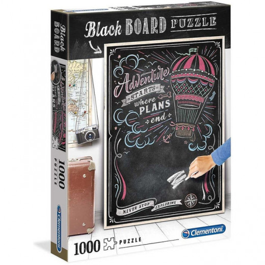 Clementoni Blackboard Travel Jigsaw Puzzle, 1000 Pieces