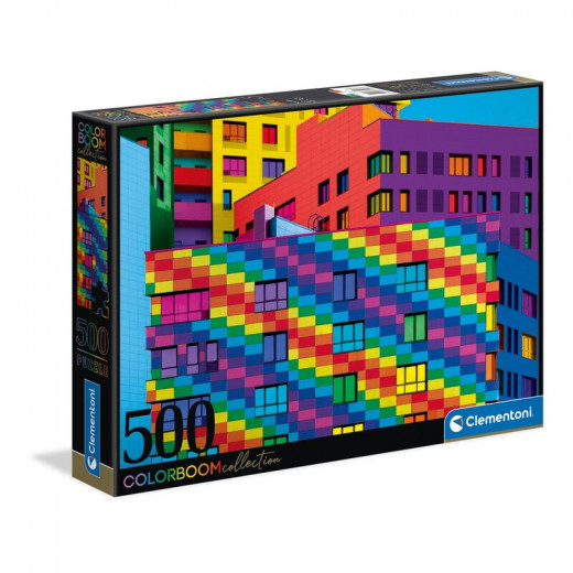 لعبة الأحجية مجموعة كلر بووم , بتصميم المربعات 500 قطعة من كليمنتوني