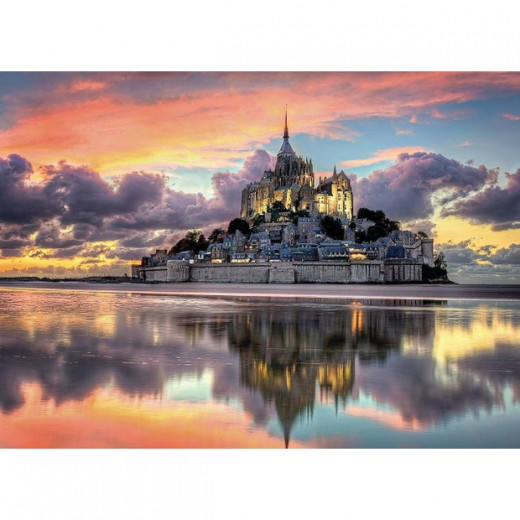 Clementoni High Quality Collection Puzzle, The wonderful Mont Saint Michel , 1000 Pieces