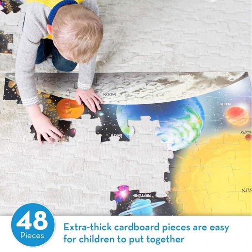 Melissa & Doug Solar System Floor Puzzle, 48 Pieces