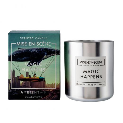 Ambientair mise en scented candle, magic happens scent, 300 gram