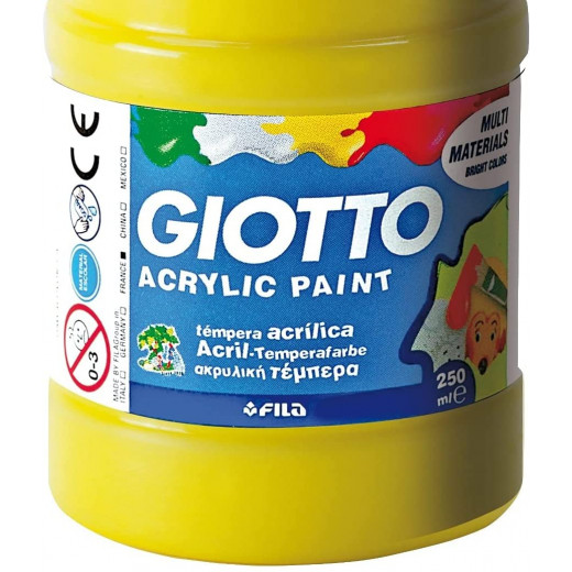 Giotto  Acrilic Yellow, 250ml