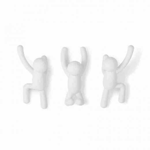 Umbra buddy hooks, white color, 3 pieces