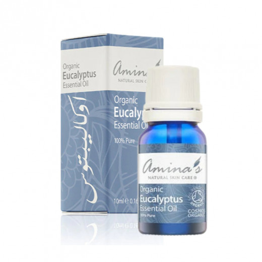 Amina's Organic Eucalyptus Essential Oil, 10ml