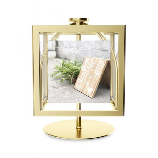 Umbra photo display locker, brass color