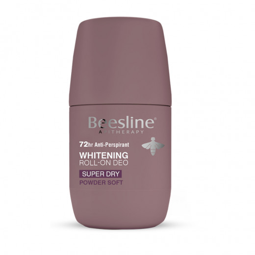 Beesline Roll On Super Dry Deodorant, Powder Soft Flavor, 50 Ml