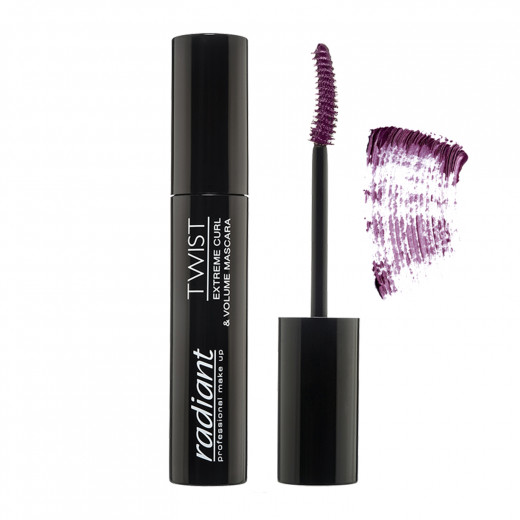 Radiant Twist Extreme Curl And Volume Mascara, Black Color, Number 02