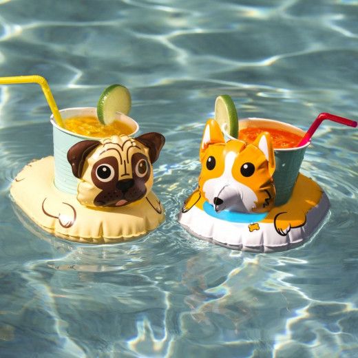 BigMouth Beverage Boats Corgi And Pug Dogs