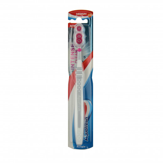 فرشاة أسنان شعيرات متوسطة بألوان عشوائية  من أكوا فريش