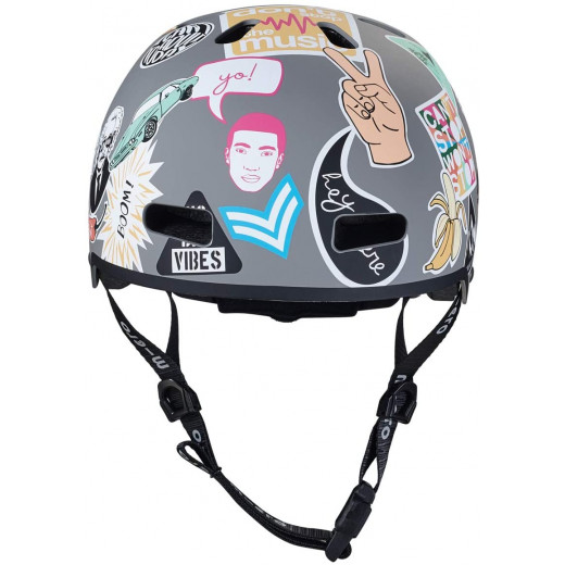 Micro ABS Children's Helmet, Stickers Design, Size Medium