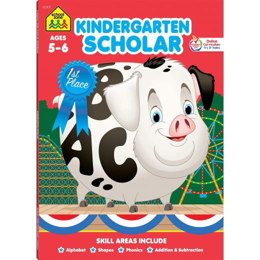 School Zone Kindergarten Scholar Workbook