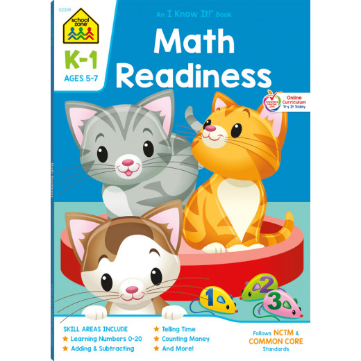 Math Readiness Grades K-1 Workbook