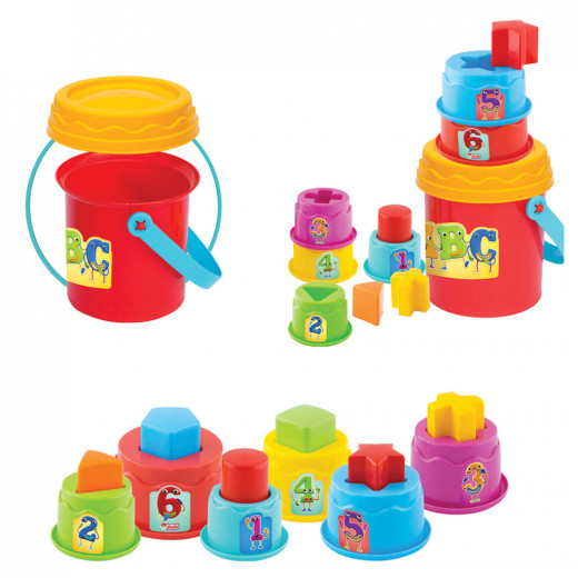 Dede Baby Cheerful Towers, 14 Pieces