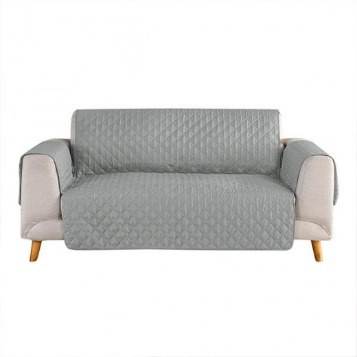 Nova home sure fit sofa protector, light grey color, 7 seats