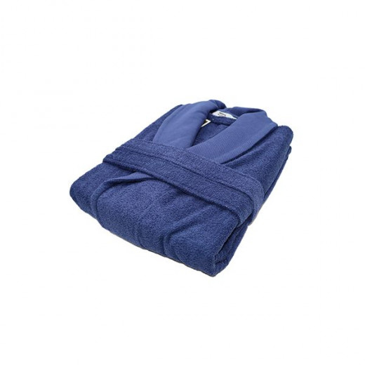 Nova home luna bathrobe, navy blue color